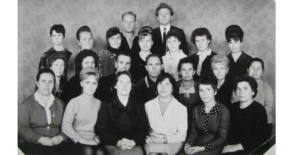 Учителя Кежемской средней школы. 1970-е